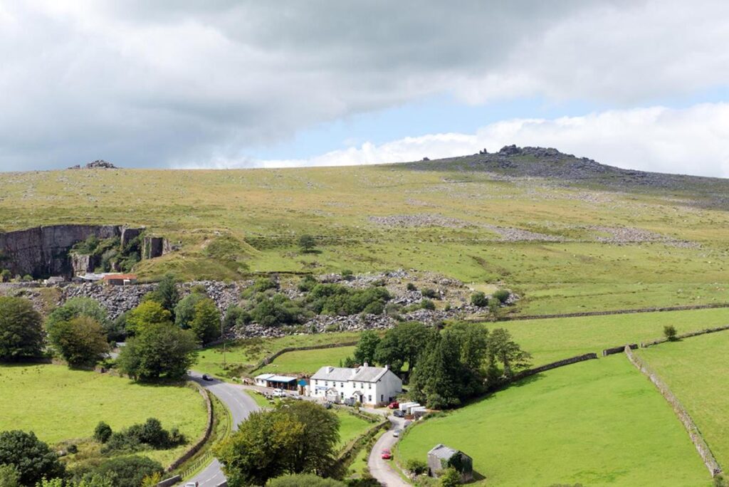 Dartmoor Inn, Merrivale on Dartmoor National Park. Restaurant and Rooms.  